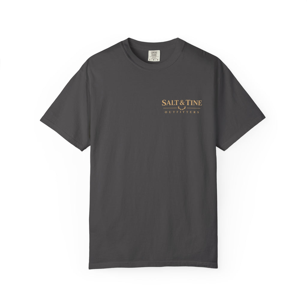 Deer Sunset and Marsh T-Shirt
