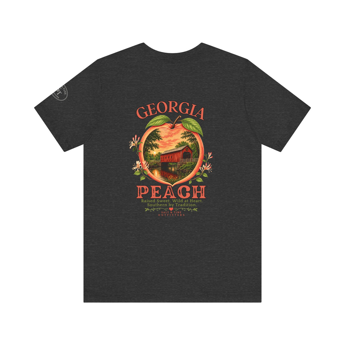 Georgia Peach T-Shirt — Vintage Peach Orchard Graphic Tee