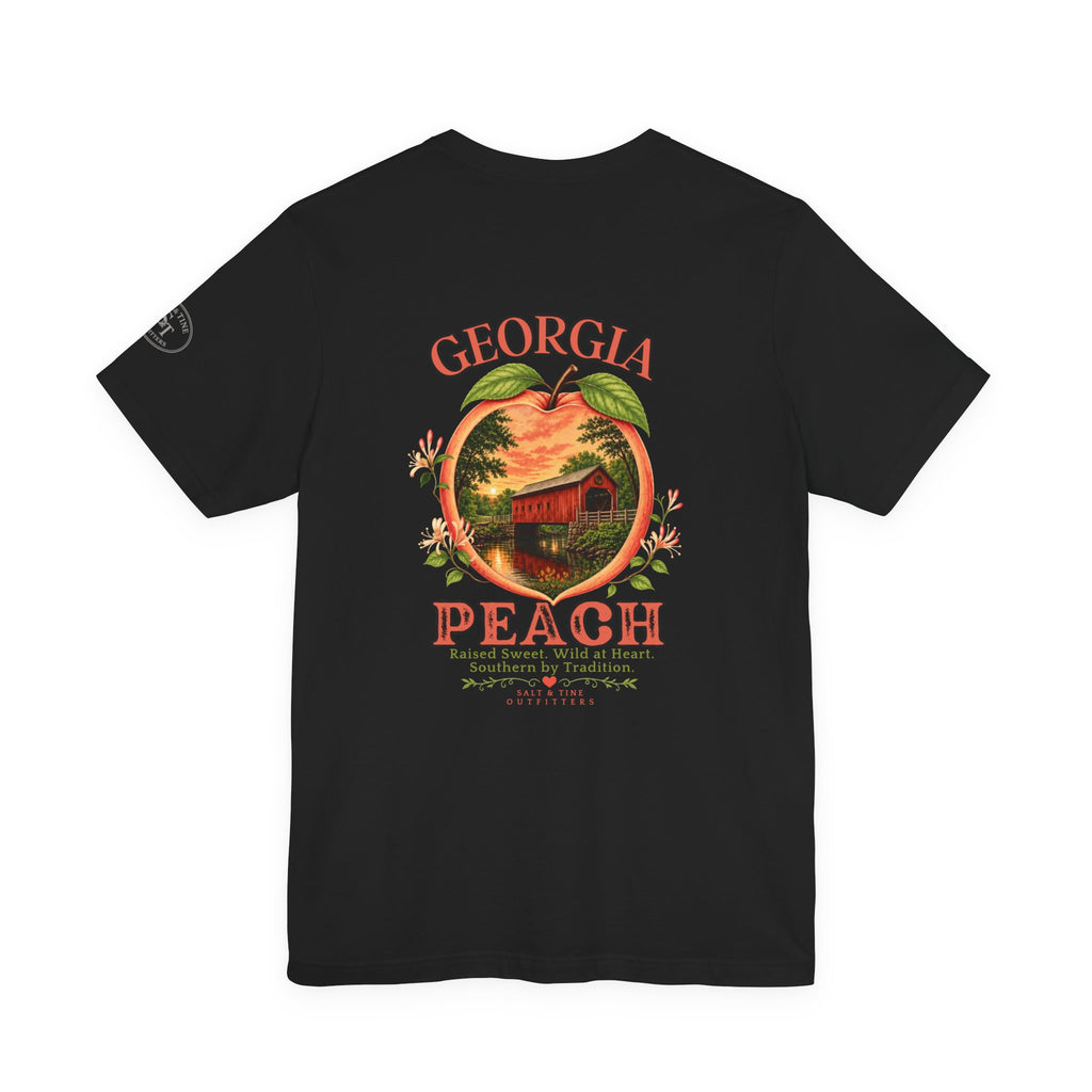 Georgia Peach T-Shirt — Vintage Peach Orchard Graphic Tee