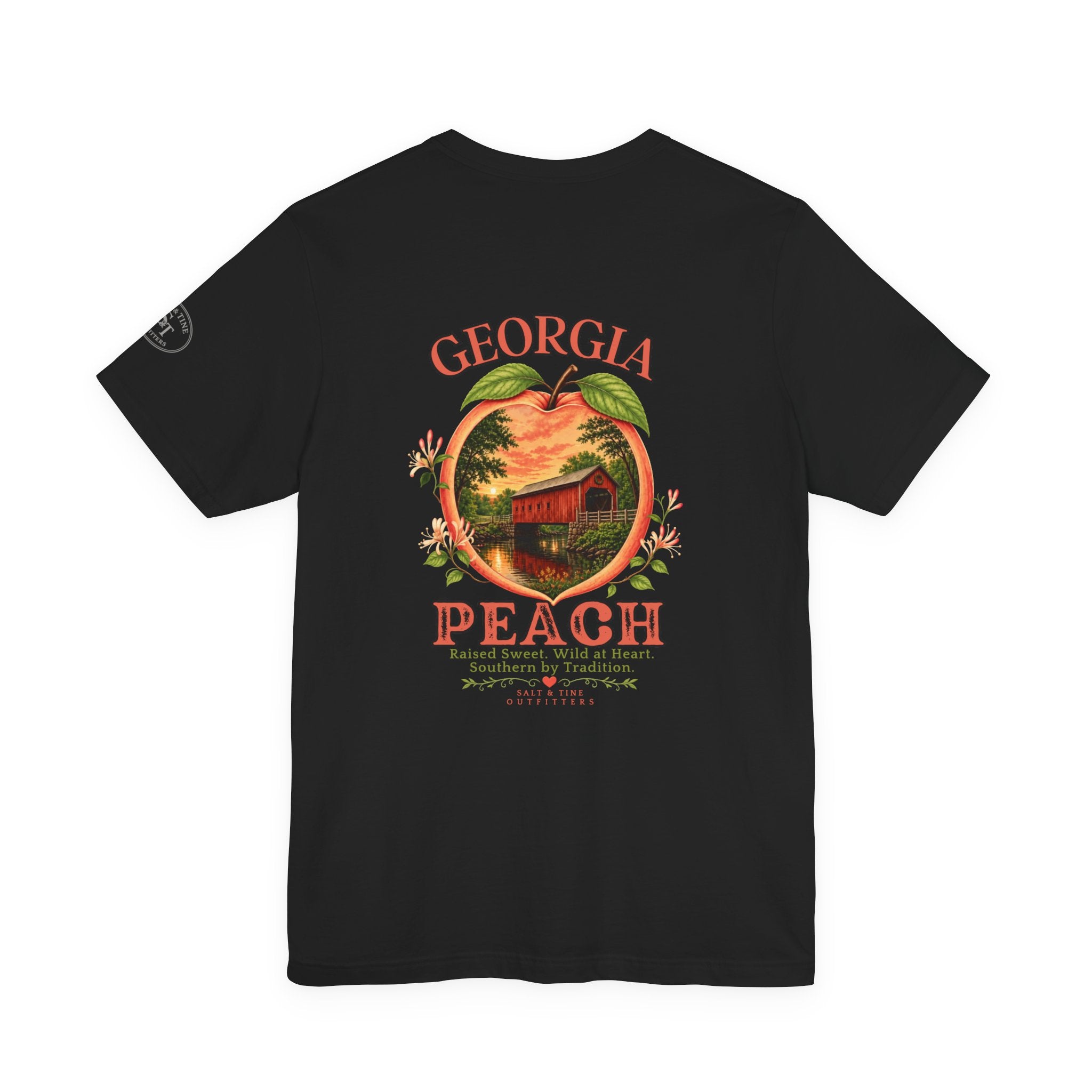 Georgia Peach T-Shirt — Vintage Peach Orchard Graphic Tee