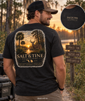 Deer Sunset and Marsh T-Shirt