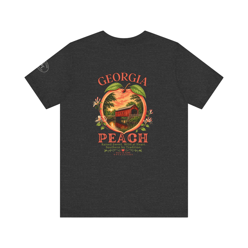 Georgia Peach T-Shirt — Vintage Peach Orchard Graphic Tee