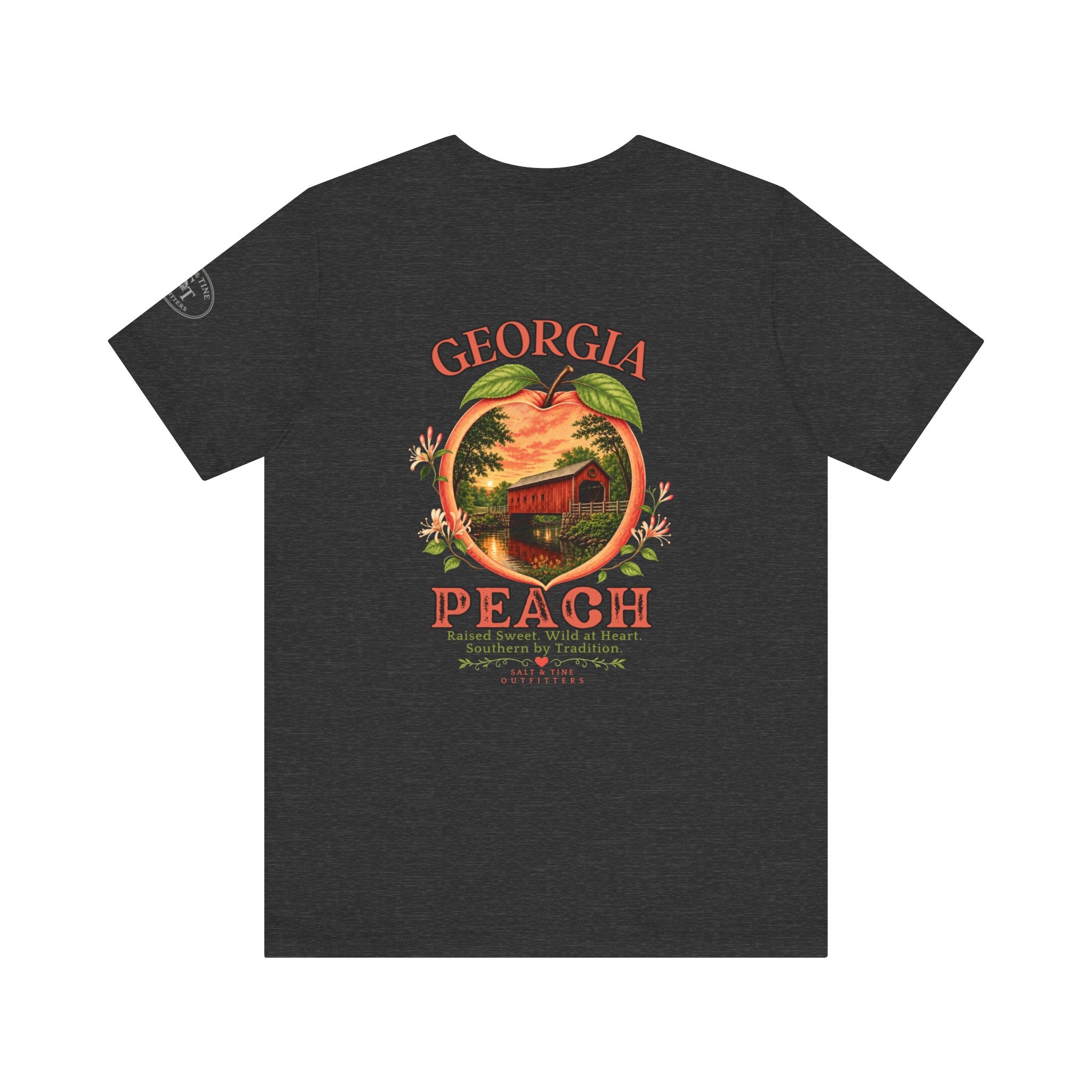 Georgia Peach T-Shirt — Vintage Peach Orchard Graphic Tee