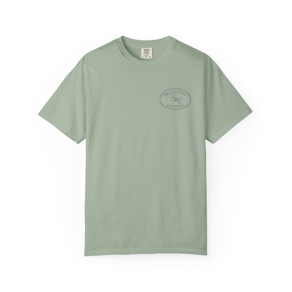 Deer Sunset and Marsh T-Shirt
