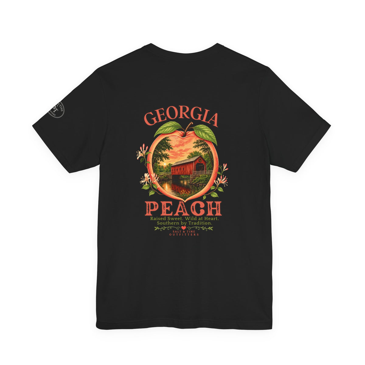 Georgia Peach T-Shirt — Vintage Peach Orchard Graphic Tee