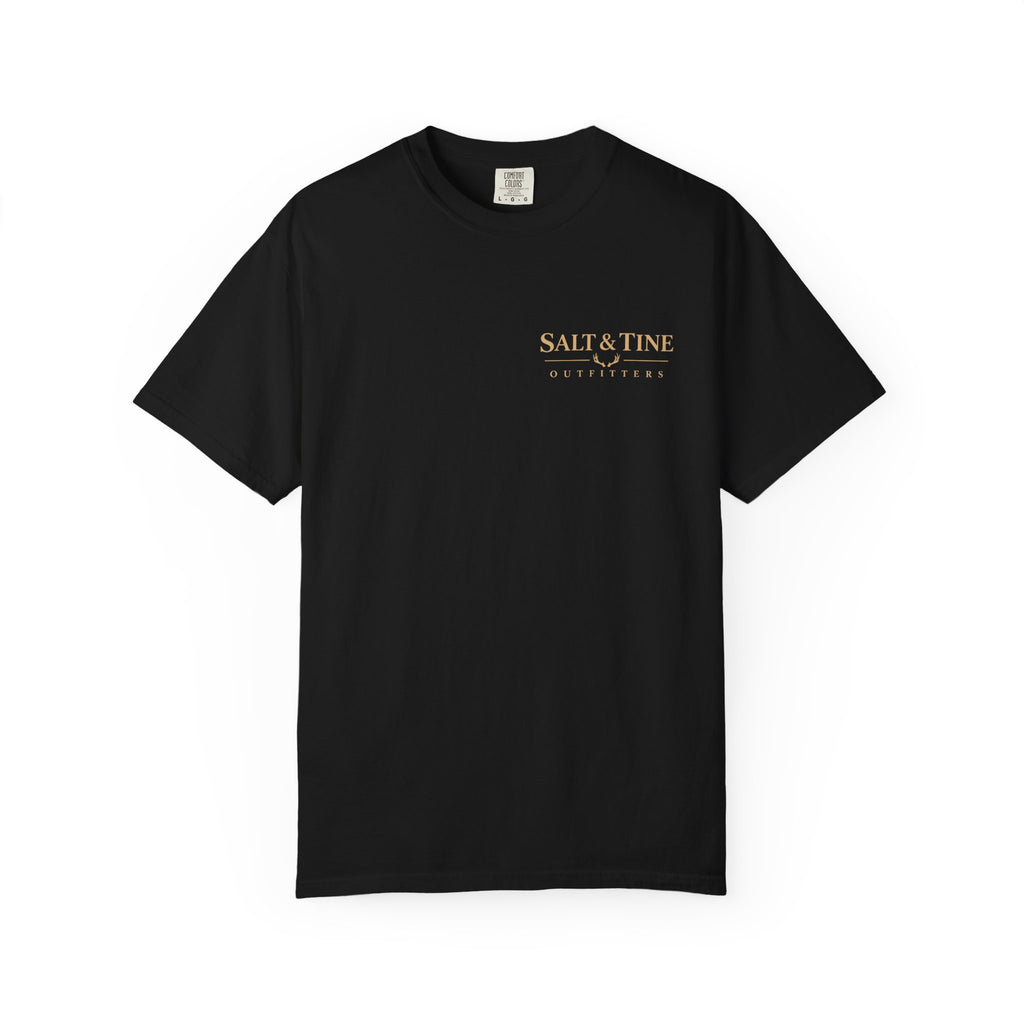 Deer Sunset and Marsh T-Shirt
