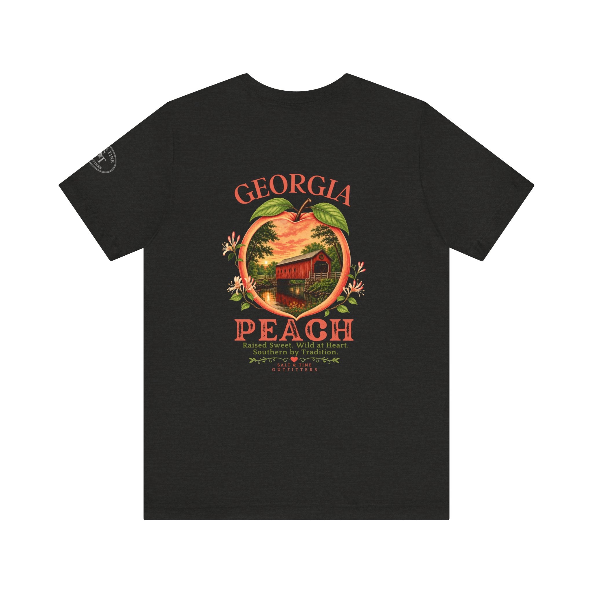 Georgia Peach T-Shirt — Vintage Peach Orchard Graphic Tee