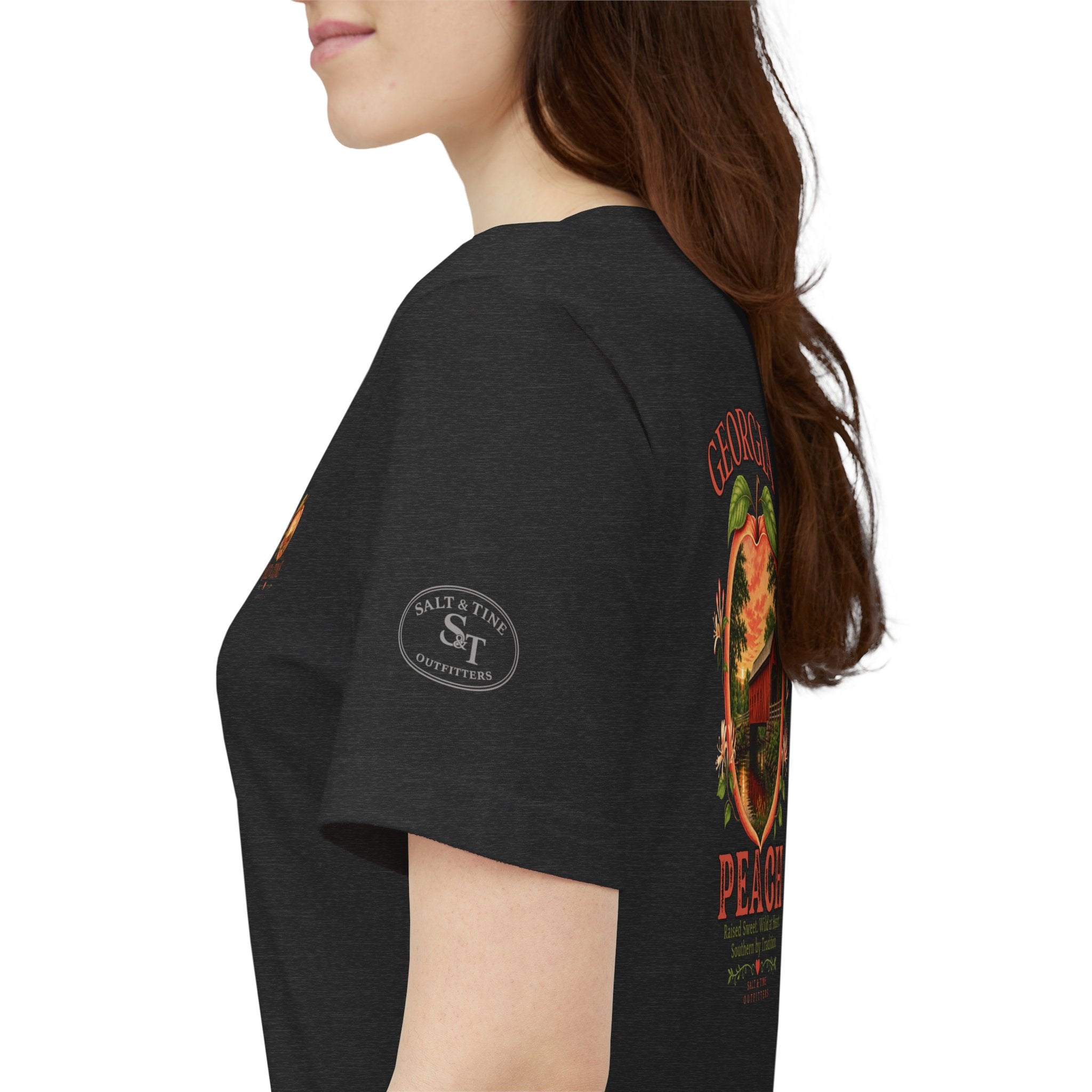 Georgia Peach T-Shirt — Vintage Peach Orchard Graphic Tee